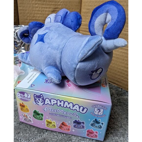 Aphmau MeeMeows PURPLE UNICORN CAT 6” Unicorns Limited Edition Mystery Plush - Picture 2 of 9